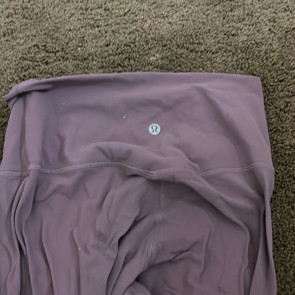 purple lulu align leggings